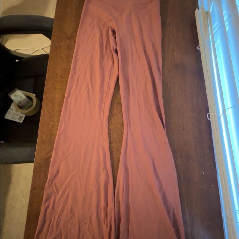 Offline By Aerie - Real Me High Waisted Crossover Flare Leggings